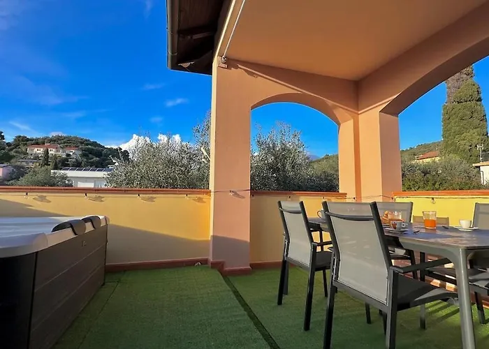 Villa Idromassaggio 5 Stelle 3 Bed Barbecue Parking Diano Marina